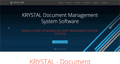Desktop Screenshot of krystaldms.in