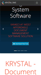 Mobile Screenshot of krystaldms.in